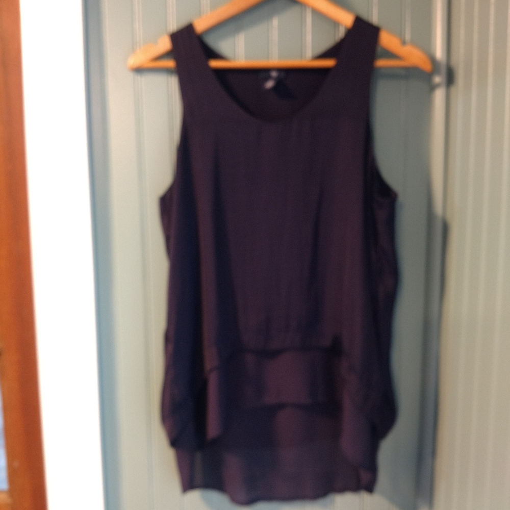 Gap silky high-low tank top